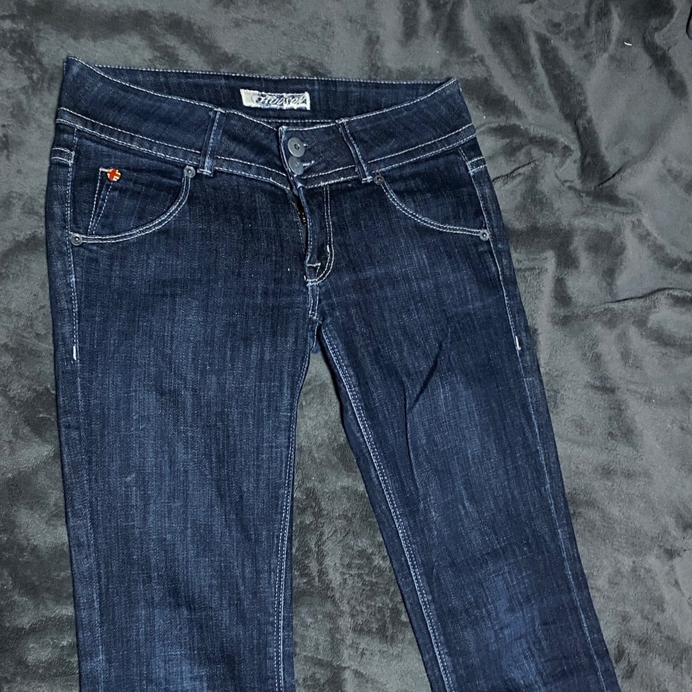 Women's Hudson Dark Wash Boot Cut Jeans